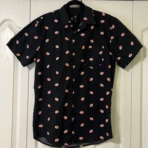 Visive short sleeve button down shirt